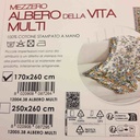 Telo arredo India Albero multicolore