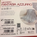 Telo arredo India Fantasia azzurro