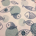 Telo arredo India Mare blu