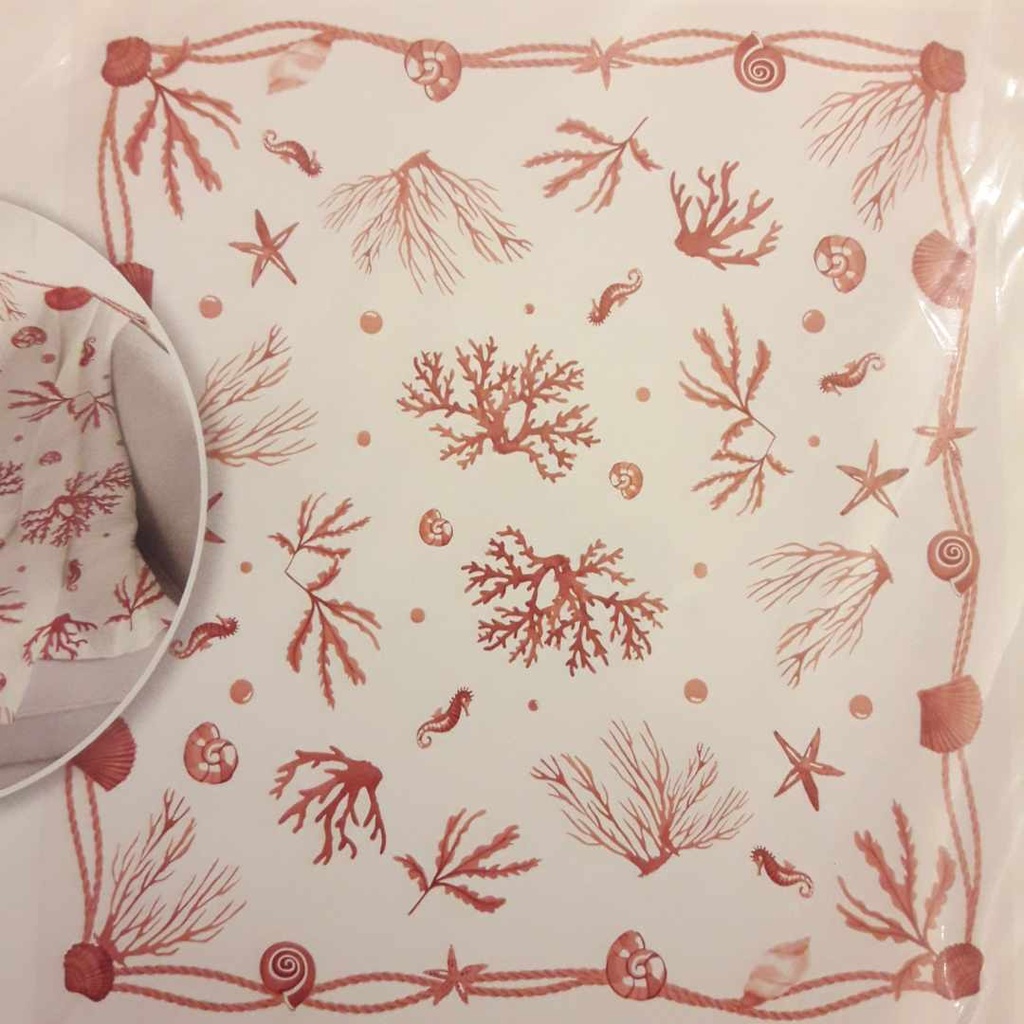 Telo arredo India Coralli rosa 2 misure 