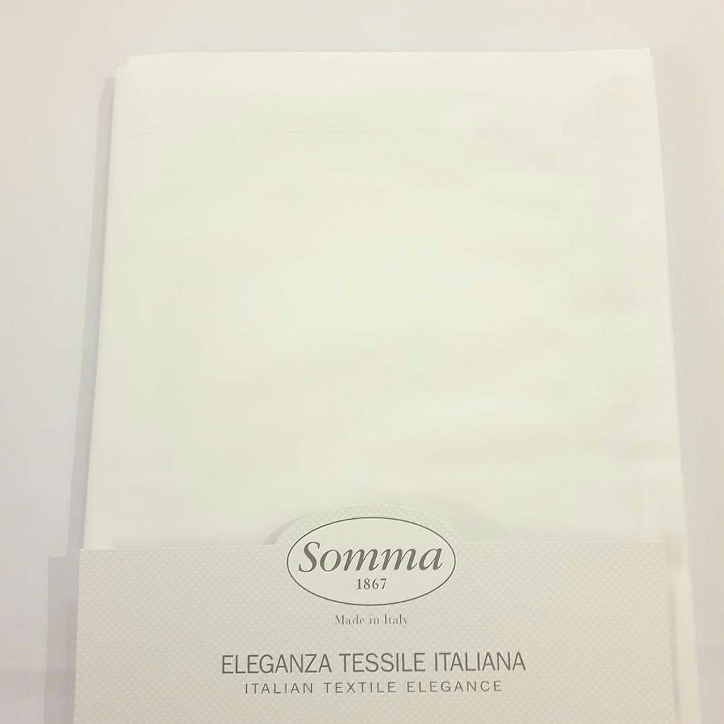 Somma federa Origami percalle 80 fili 3 volani
