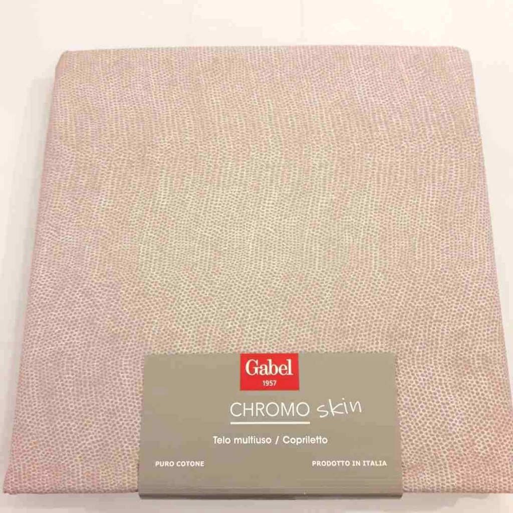 Gabel copriletto Chromo 260x270 cotone stagno