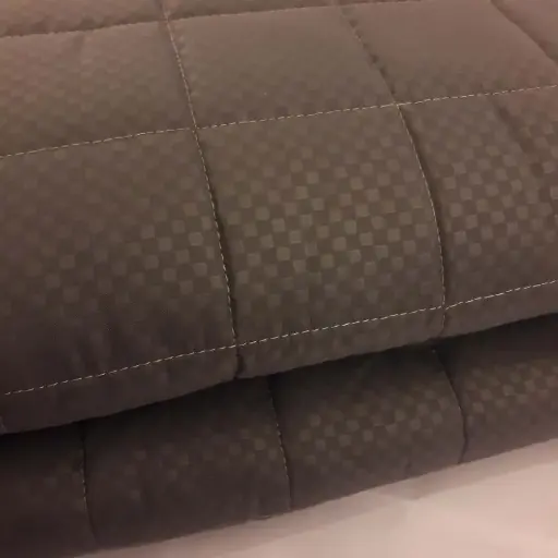 [21452-cptM-900] Vallesusa copriletto trap 2 pz Seduction grigio