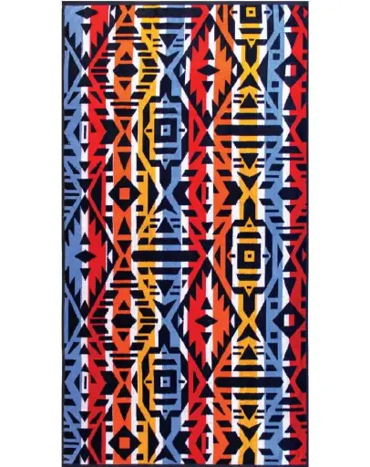 [GC-telom-104] Telo mare jacquard Via Roma Mariland 85x160  