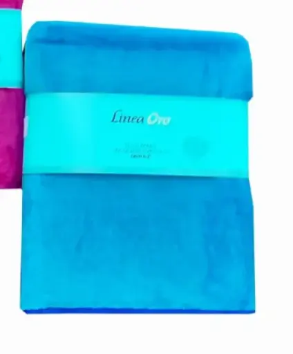 [588-blu] Telo mare Spugna Jacquard sfumato