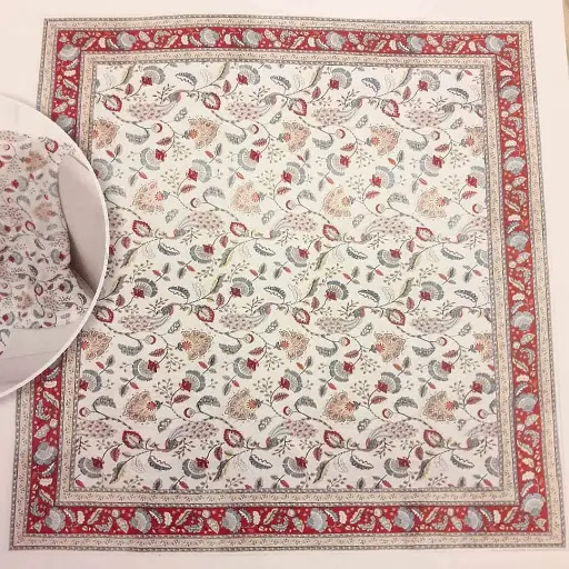 Telo arredo India Pavoni multicolor 2 misure