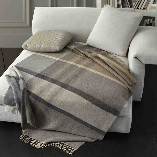 Somma plaid lana merino Grenoble 130x170