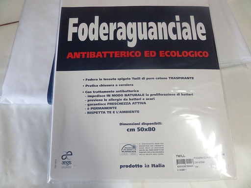 [13574-fe-gu] Gabel fodera guanciale antibatterica con zip