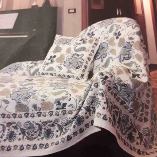 Telo arredo India Camelia blu 2 misure 