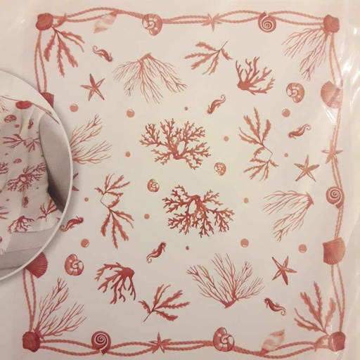 Telo arredo India Coralli rosa 2 misure 
