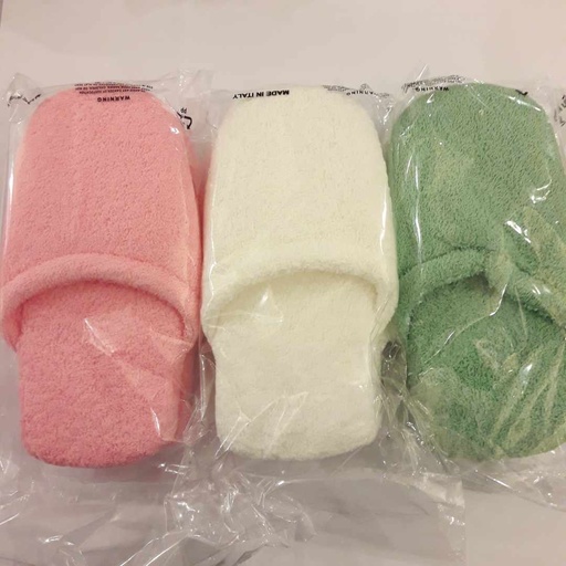 Pantofole in spugna taglia unica 3 colori
