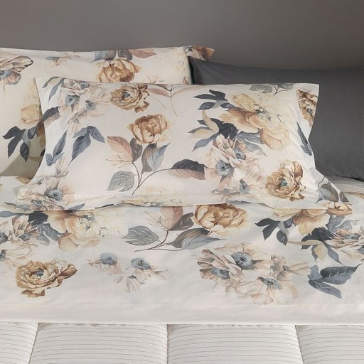 Gabel cpl lenzuolo 2 pz Peony 80fili 3 varianti