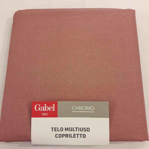 [13463-cplS-119] Gabel copriletto Chromo 180x270 cotone rosa