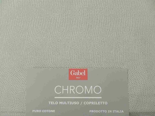 [13463-cplM-502] Gabel copriletto Chromo 260x270 cotone c. lino